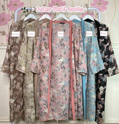 Milyarda Hijab - Long Outter Motif Anzilla