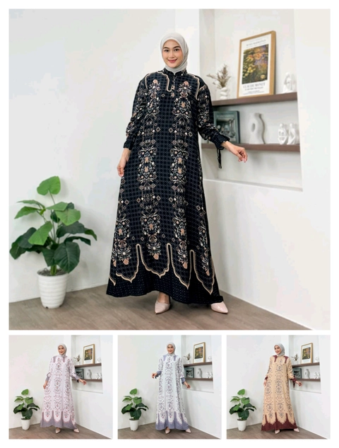 Khisna collection - Gamis zahra aszafa lebaran adem