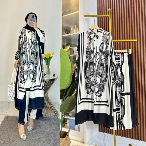 Khisna collection - Oneset viral tunik Duma annajah wanita kekinian Busui friendly dn wudhu friendly