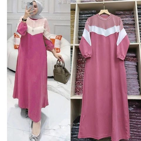 Khisna collection - New Yura drees bahan knit import keren tebel dan elegan