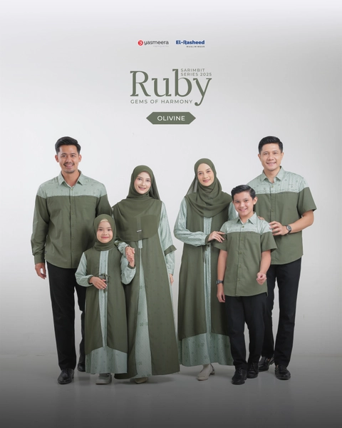 Yasmeera Official - Sarimbit 2025 Ruby Series Warna Olivine