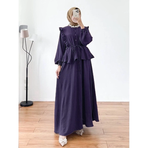 MEQA DAILY - Gamis Ivana Dress Wanita