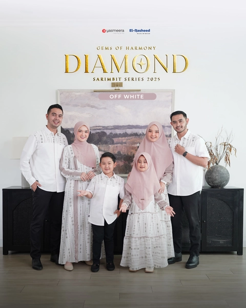 Yasmeera Official - SARIMBIT 2025 DIAMOND SERIES - OFF WHITE