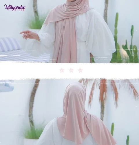 Milyarda Hijab - Milyarda Hijab - Pashmina Oval Stella Premium
