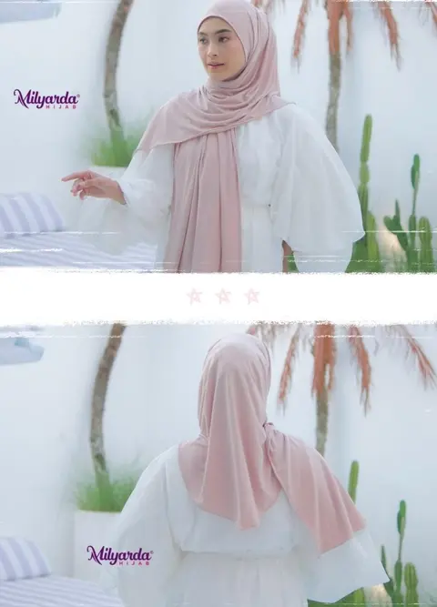 Milyarda Hijab - Milyarda Hijab - Pashmina Oval Stella Premium