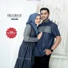 Yasmeera Official - [Buy 1 Set Free Gift Scarf Delara] Couple Series 2025 Brisbane Warna Denim