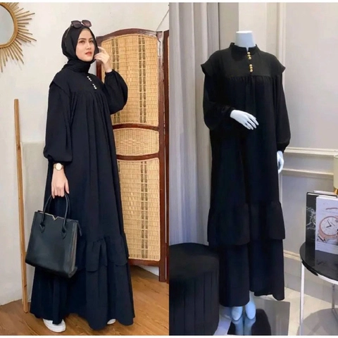 MEQA DAILY - MEGA DAILY - Kalla Dress Gamis Maxy Wanita