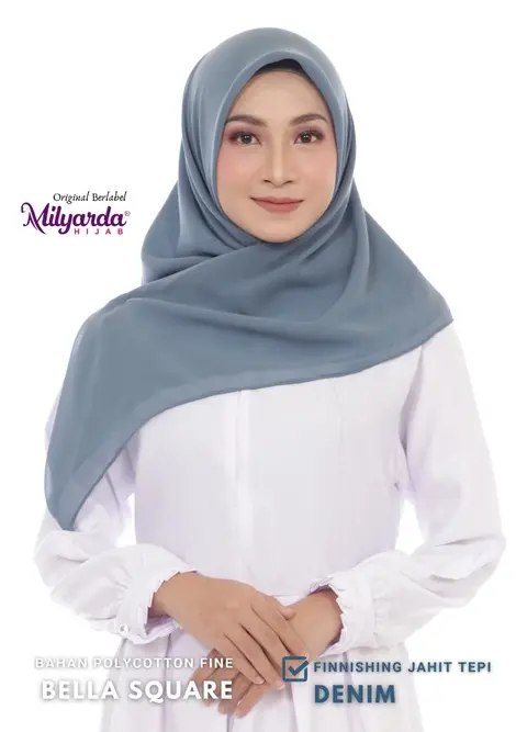 8268F17E-F811-44F0-8779-03B23510563E Milyarda Hijab - Hijab Aromatic Olivia Plain Square