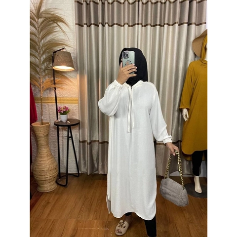 MEQA DAILY - MEGA DAILY - Hoodie Yesha Midi Dress Wanita