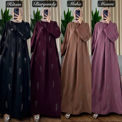 Khisna collection - New Nanda abaya arabian style kekinian