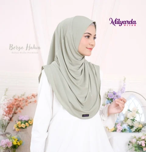 Milyarda Hijab - [FREE Scrunchie] Bergo Halwa