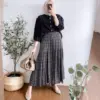 Khisna collection - New set rok lengan balon model rok susun vanessa best seller donk pasti nya