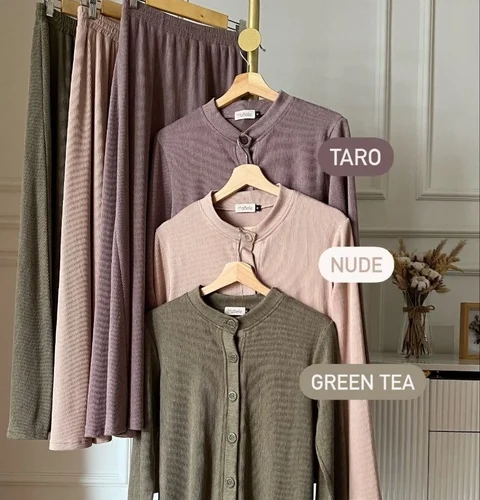 Khisna collection - One set rok knit milea wanita kekinian warna cantik bestseller