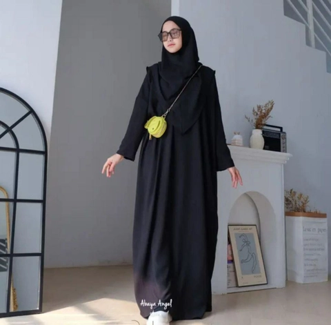 Khisna collection - Gamis abaya angel sudah dapat jilbab