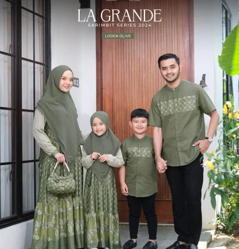 Yasmeera Official - Baju Sarimbit La Grande 2024 - Loden Olive