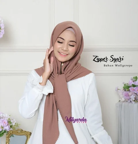 Milyarda Hijab - Hijab Zipper Syari Milyarda
