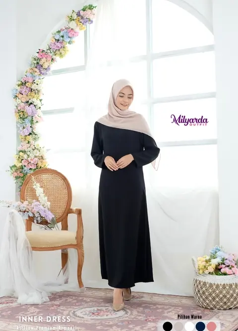 Milyarda Hijab - Gamis Sherin Inner Dress Wanita Milyarda