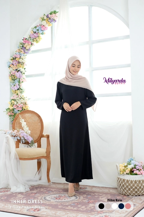 Milyarda Hijab - Gamis Sherin Inner Dress Wanita Milyarda