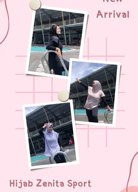 Milyarda Hijab - Milyarda Hijab - Instan Zenita Sport Kerudung Rompi Sporty Jilbab Olahraga Renang