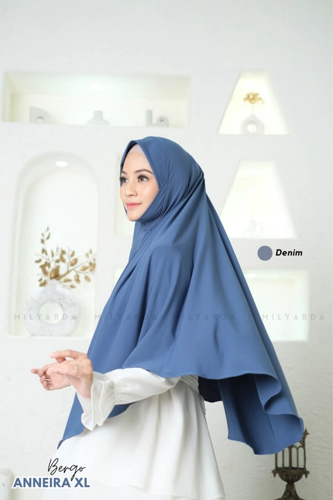 Milyarda Hijab - Bergo Anneira XL Syari