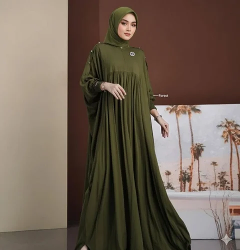 Khisna collection - Abaya Batwing Naumi no hijab jumbo