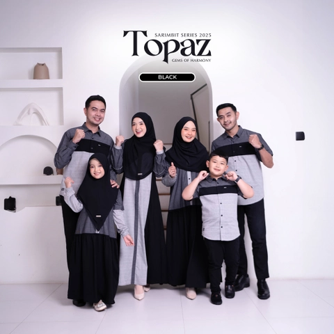 Yasmeera Official - Sarimbit 2025 Topaz Series Warna Black