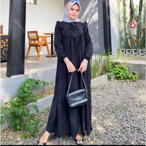 MEQA DAILY - MEGA DAILY - Canela Dress Gamis Maxy Wanita