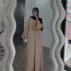Khisna collection - New ready stook abaya giar nibras kesan lengan berbordir Busui bahan halus