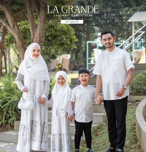 Yasmeera Official - Baju Sarimbit La Grande 2024 - Off White