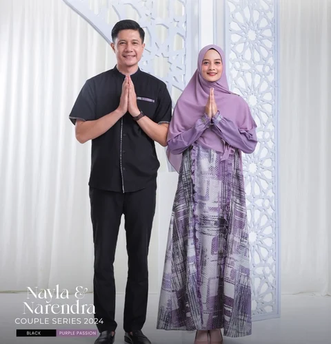 Yasmeera Official - Couple Series 2024 Nayla - Nayendra Warna Black & Purple Passion