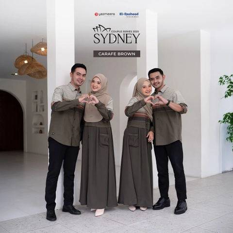 Yasmeera Official - COUPLE SERIES 2025 SYDNEY WARNA CARAFE BROWN
