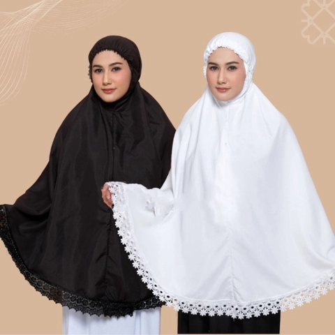 qaydstoreid - BELI 1 GRATIS 1 Bergo Umroh Haji Katun Premium Hijab Bersaku Jumbo