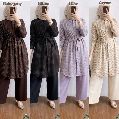 Khisna collection - Oneset tunik Dania no hijab