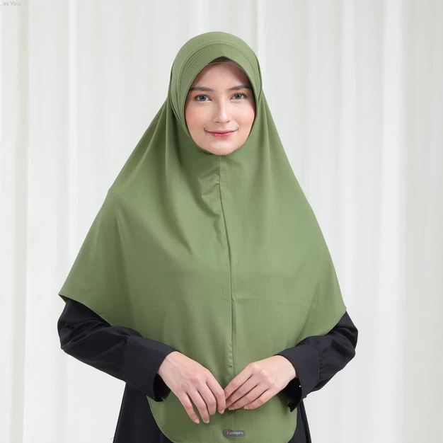 Sakura Baru - Sakura Baru X Willofi - Hijab Bergo Instan Tali Kirana Rayon Anti UV & Anti Bakteri Kerudung Wanita
