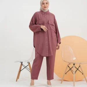 MEQA DAILY - MEGA DAILY - Sociolla Long Tunik Wanita Crinkle