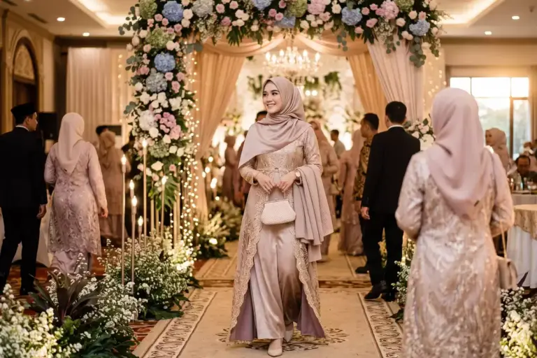 Pakaian untuk Menghadiri Undangan Pernikahan ala Koleksi Hijab