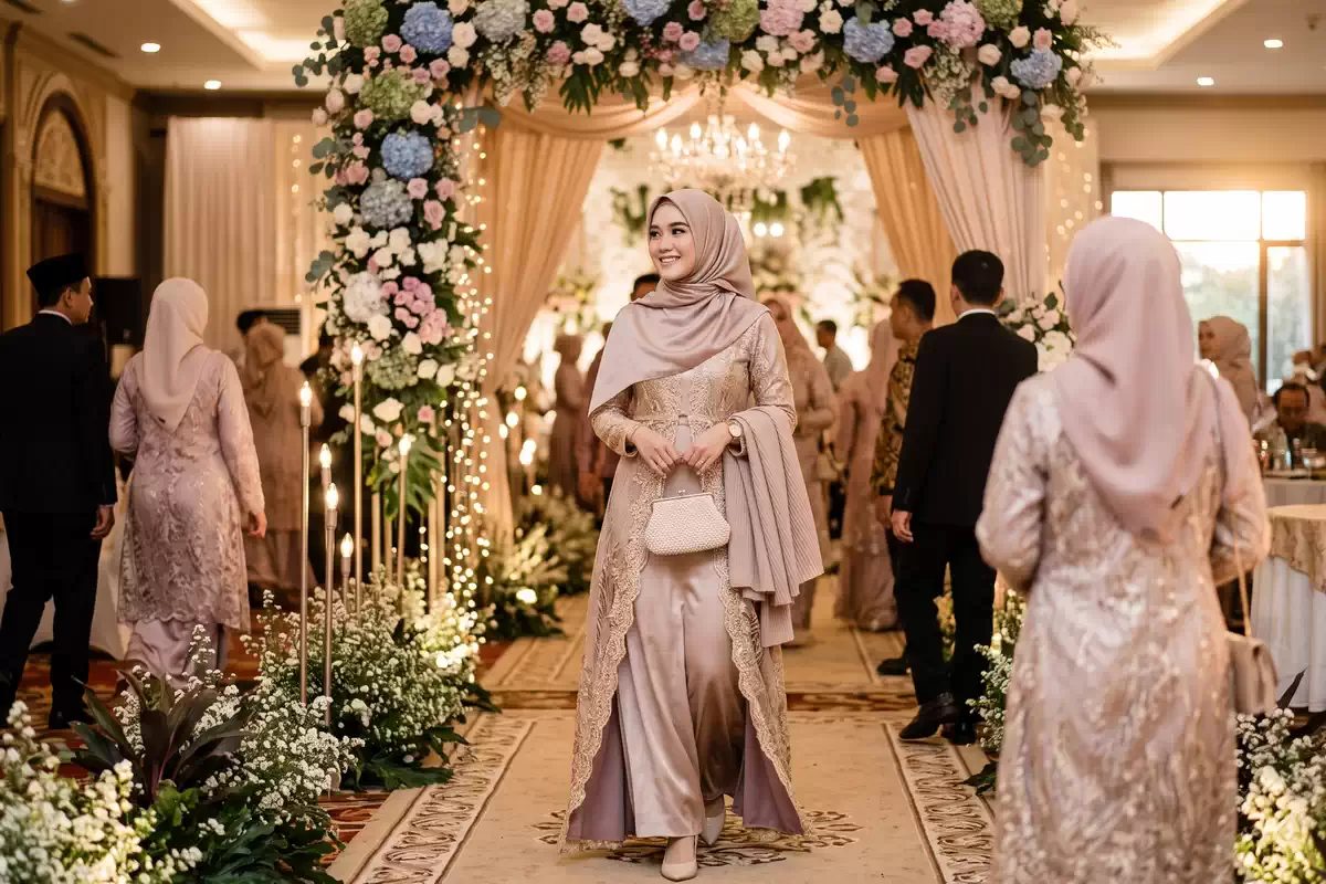 Pakaian untuk Menghadiri Undangan Pernikahan ala Koleksi Hijab